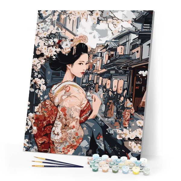 Geisha in Vintage Street on Sale