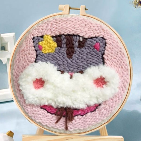 Punch Needle Kit - Happy Cat Online Hot Sale