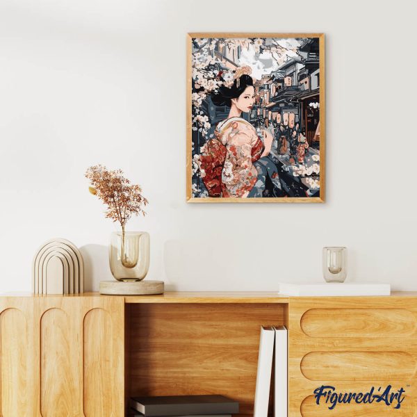 Geisha in Vintage Street on Sale - Image 3