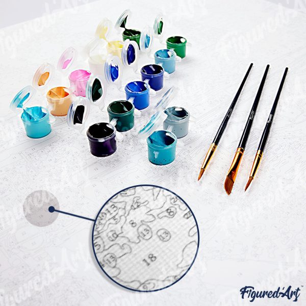 Set of tea and flowers Online now - Image 5