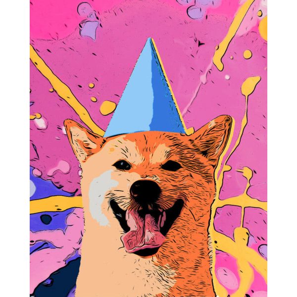 Diamond Painting - Pop Art Smiling Dog Discount - Image 2