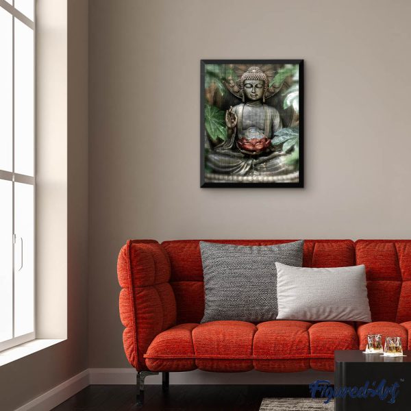 Diamond Painting - Buddha statue in peace Online now - Image 3