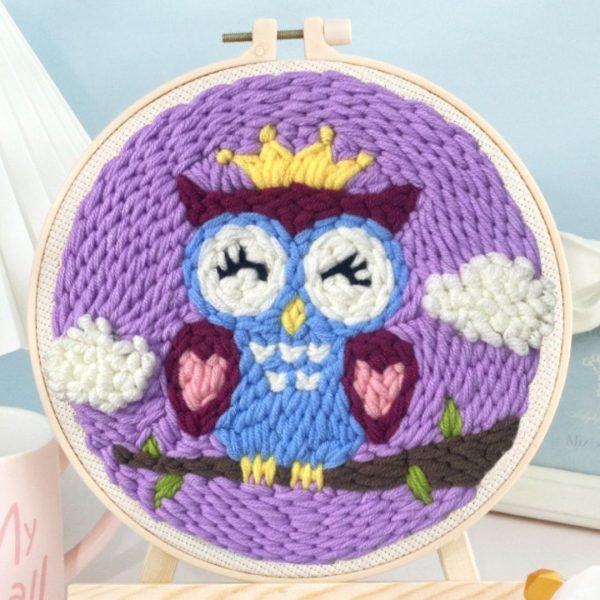 Punch Needle Kit - Sleepy Owl Fashion
